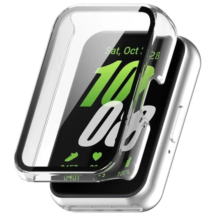 xDfind Schutzhülle aus gehärtetem Kunststoff mit integrierter PC-Schutzfolie für Samsung Galaxy Fit3
