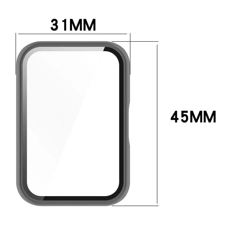 xDfind Schutzhülle aus gehärtetem Kunststoff mit integrierter PC-Schutzfolie für Samsung Galaxy Fit3