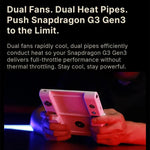 ONE-NETBOOK Sugar 1 Dual-Screen-Handheld-Spielekonsole, Android 14 Snapdragon G3 Gen3, 16 GB + 512 GB