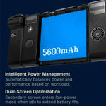 ONE-NETBOOK Sugar 1 Dual-Screen-Handheld-Spielekonsole, Android 14 Snapdragon G3 Gen3, 16 GB + 512 GB