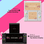 ONE-NETBOOK Sugar 1 Dual-Screen-Handheld-Spielekonsole, Android 14 Snapdragon G3 Gen3, 16 GB + 512 GB