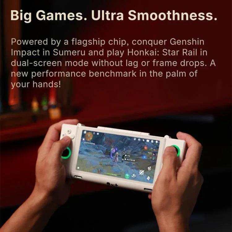 ONE-NETBOOK Sugar 1 Dual-Screen-Handheld-Spielekonsole, Android 14 Snapdragon G3 Gen3, 16 GB + 512 GB
