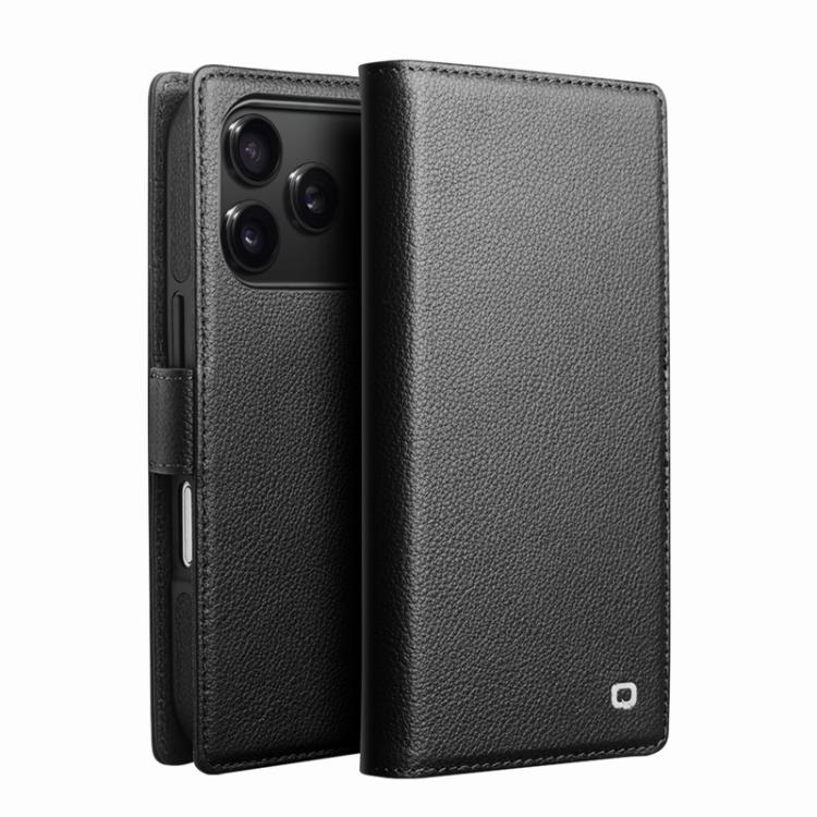 QIALINO Classics 3rd Echtes Leder Handyhülle, Für iPhone 17 Pro Max, Für iPhone 17 Pro, Für iPhone 17, Für iPhone Air