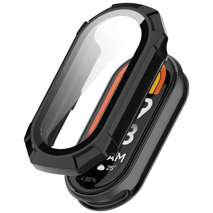 xDfind Armor Tempered Film Integrated PC Watch Protective Cover, For Xiaomi Smart Band 9 / 9 NFC, For Xiaomi Smart Band 9 Ceramic / 8
