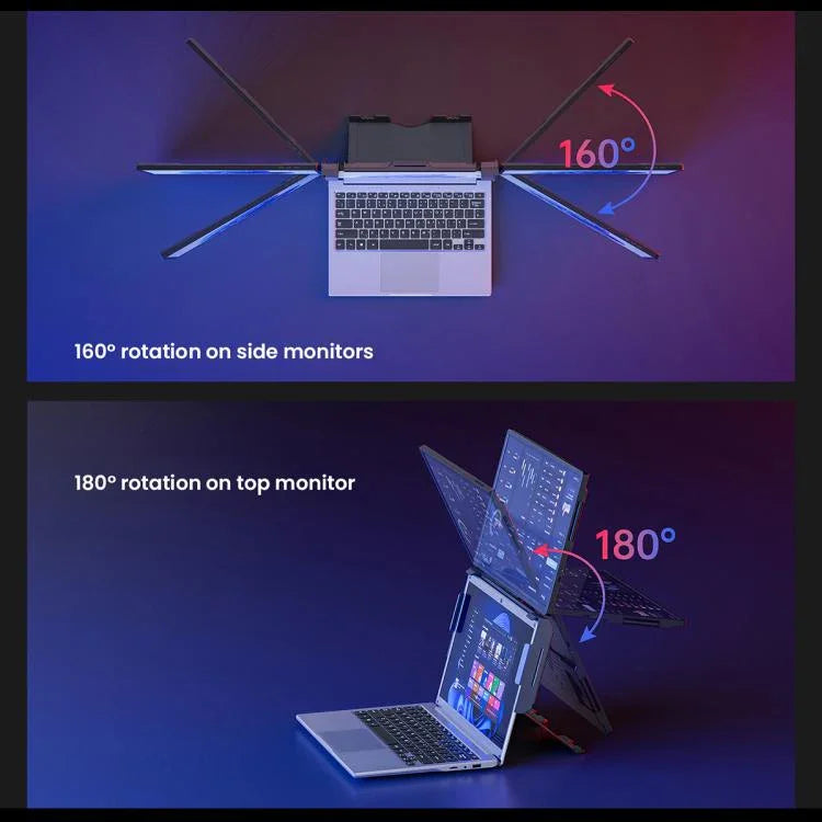 Leo 14 14 Zoll erweiterter Display Dual Portable Monitor, US Stecker, UK Stecker, EU Stecker