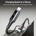 JOYROOM S-A60 StarTalk Series 30W Type-C to 8 Pin Fast Charging Data Cable, Length: 1.2m, Type-C to 8 Pin