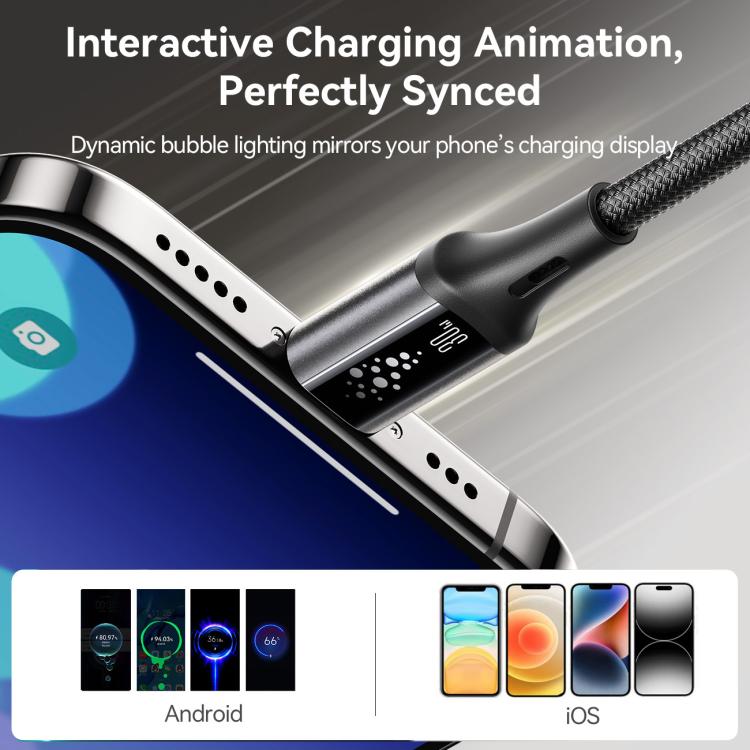 JOYROOM S-A60 StarTalk Series 30W Type-C to 8 Pin Fast Charging Data Cable, Length: 1.2m, Type-C to 8 Pin