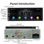 F6021 6,86 Zoll IPS-Bildschirm Auto 1Din MP5 Player Unterstützung CarPlay & Android Auto, F6021