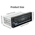 F6021 6,86 Zoll IPS-Bildschirm Auto 1Din MP5 Player Unterstützung CarPlay & Android Auto, F6021