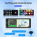 F6021 6,86 Zoll IPS-Bildschirm Auto 1Din MP5 Player Unterstützung CarPlay & Android Auto, F6021