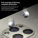 XDcase Titanium Alloy Hollow Camera Lens Protector, For iPhone 15 Pro / 15 Pro Max