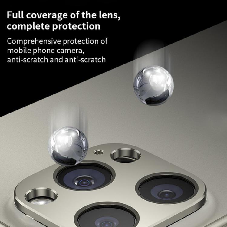 XDcase Titanium Alloy Hollow Camera Lens Protector, For iPhone 15 / 15 Plus