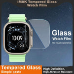 IMAK Schutzfolie aus gehärtetem Glas für Apple Watch Ultra 1/2/3 (49 mm)