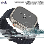 imak HD Vollbild-Sichtschutzfolie aus gehärtetem Glas, für Apple Watch Ultra 1/2/3 49 mm