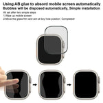 imak HD Vollbild-Sichtschutzfolie aus gehärtetem Glas, für Apple Watch Ultra 1/2/3 49 mm