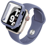 imak Integrierte Schutzhülle und Schutzfolie mit Silikonarmband, für Apple Watch SE 1/2/3/Serie 4/5/6 (44 mm) und Apple Watch SE 1/2/3/Serie 4/5/6 (40 mm)