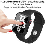 imak Integrierte Schutzhülle und Schutzfolie mit Silikonarmband, für Apple Watch SE 1/2/3/Serie 4/5/6 (44 mm) und Apple Watch SE 1/2/3/Serie 4/5/6 (40 mm)