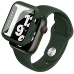 imak Integrierte Schutzhülle und Schutzfolie mit Silikonarmband, für Apple Watch SE 1/2/3/Serie 4/5/6 (44 mm) und Apple Watch SE 1/2/3/Serie 4/5/6 (40 mm)