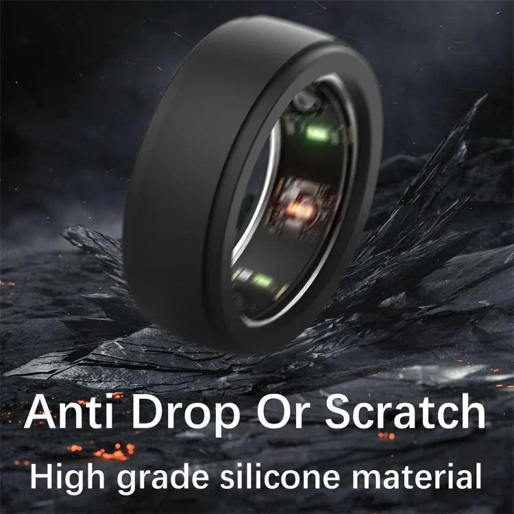 xDfind For Samsung Galaxy Ring / Oura Ring Smart Ring Silicone Solid Color Cover, S, M