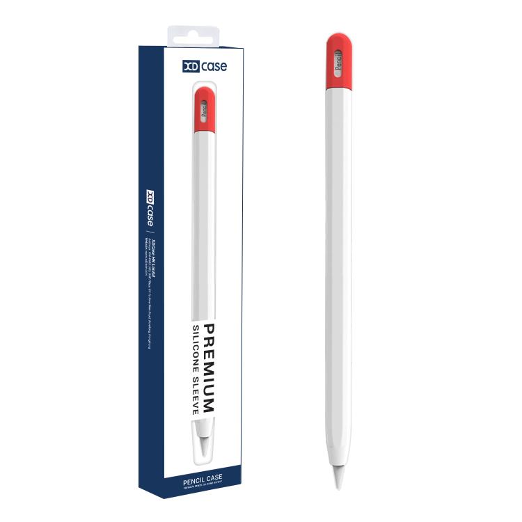 XDcase Kontrastfarbige Silikon Schutzhülle für Stylus-Stift, Für Apple Pencil Pro / 2, Für Apple Pencil Pro / 2 / 1, Für Apple Pencil USB-C / 3