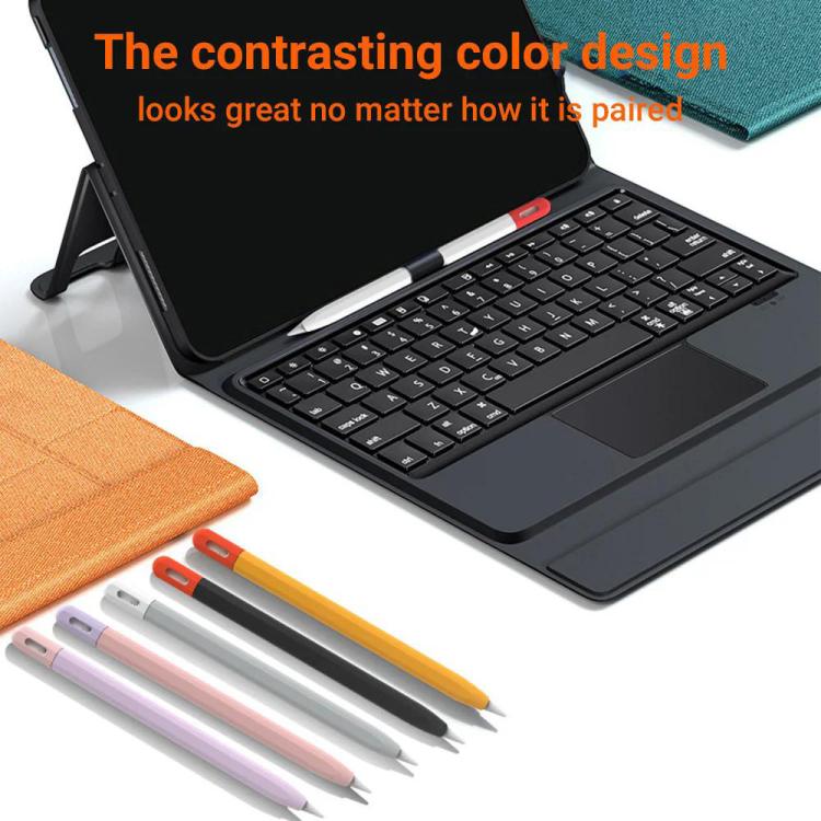 XDcase Kontrastfarbige Silikon Schutzhülle für Stylus-Stift, Für Apple Pencil Pro / 2, Für Apple Pencil Pro / 2 / 1, Für Apple Pencil USB-C / 3