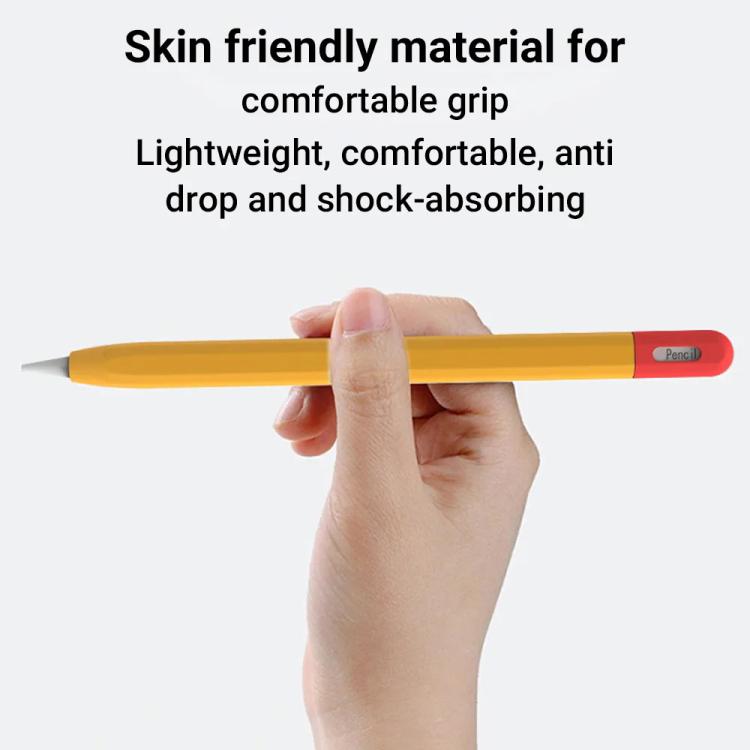 XDcase Kontrastfarbige Silikon Schutzhülle für Stylus-Stift, Für Apple Pencil Pro / 2, Für Apple Pencil Pro / 2 / 1, Für Apple Pencil USB-C / 3