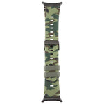 xDfind Schwarzes Silikon-Uhrenarmband mit Camouflage-Muster, passend für Samsung Galaxy Watch Ultra / Ultra 2025 und Samsung Galaxy Watch8 / Watch8 Classic