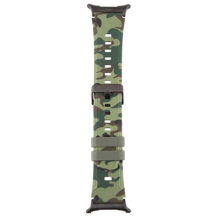 xDfind Schwarzes Silikon-Uhrenarmband mit Camouflage-Muster, passend für Samsung Galaxy Watch Ultra / Ultra 2025 und Samsung Galaxy Watch8 / Watch8 Classic