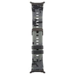 xDfind Schwarzes Silikon-Uhrenarmband mit Camouflage-Muster, passend für Samsung Galaxy Watch Ultra / Ultra 2025 und Samsung Galaxy Watch8 / Watch8 Classic