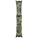 xDfind Schwarzes Silikon-Uhrenarmband mit Camouflage-Muster, passend für Samsung Galaxy Watch Ultra / Ultra 2025 und Samsung Galaxy Watch8 / Watch8 Classic