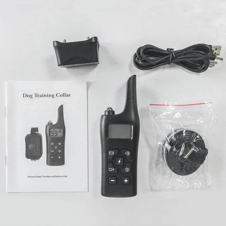Elektronisches Halsband mit Fernbedienung, elektrischer Schock- und Vibrationswarnung sowie Bellstopper für Haustiere, wasserdicht, 1 Stück, 1 Stück, 1 Stück