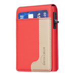 BFK28 Colorblock MagSafe Magnetische Leder-Kartenhülle