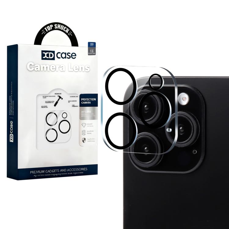 XDcase Siebdruck Integrierte Gehärtete Glas Rückkamera Folie, Für iPhone 17 Pro Max, Für iPhone 17 Pro, Für iPhone 17, Für iPhone Air, Für iPhone 16 Pro / 16 Pro Max, Für iPhone 16 / 16 Plus, Für iPhone 15 Pro / 15 Pro Max, Für iPhone 15 / 15 Plus