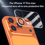 XDcase Siebdruck Integrierte Gehärtete Glas Rückkamera Folie, Für iPhone 17 Pro Max, Für iPhone 17 Pro, Für iPhone 17, Für iPhone Air, Für iPhone 16 Pro / 16 Pro Max, Für iPhone 16 / 16 Plus, Für iPhone 15 Pro / 15 Pro Max, Für iPhone 15 / 15 Plus