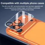 XDcase Siebdruck Integrierte Gehärtete Glas Rückkamera Folie, Für iPhone 17 Pro Max, Für iPhone 17 Pro, Für iPhone 17, Für iPhone Air, Für iPhone 16 Pro / 16 Pro Max, Für iPhone 16 / 16 Plus, Für iPhone 15 Pro / 15 Pro Max, Für iPhone 15 / 15 Plus