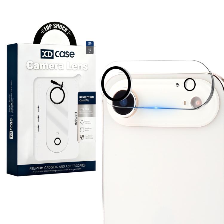 XDcase Siebdruck Integrierte Gehärtete Glas Rückkamera Folie, Für iPhone 17 Pro Max, Für iPhone 17 Pro, Für iPhone 17, Für iPhone Air, Für iPhone 16 Pro / 16 Pro Max, Für iPhone 16 / 16 Plus, Für iPhone 15 Pro / 15 Pro Max, Für iPhone 15 / 15 Plus