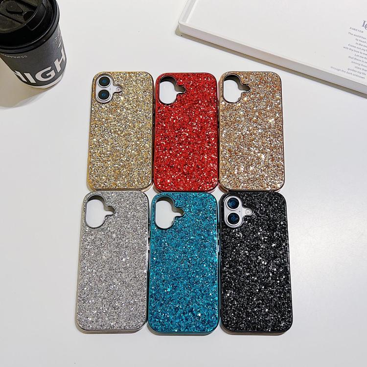 Glitzerpulver Stoßfeste TPU Handyhülle, Für iPhone 17 Pro Max, Für iPhone 17 Pro, Für iPhone 17, Für iPhone Air