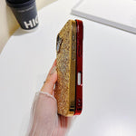 Glitzerpulver Stoßfeste TPU Handyhülle, Für iPhone 17 Pro Max, Für iPhone 17 Pro, Für iPhone 17, Für iPhone Air