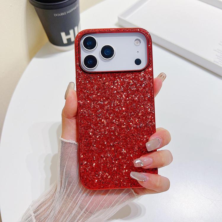 Glitzerpulver Stoßfeste TPU Handyhülle, Für iPhone 17 Pro Max, Für iPhone 17 Pro, Für iPhone 17, Für iPhone Air