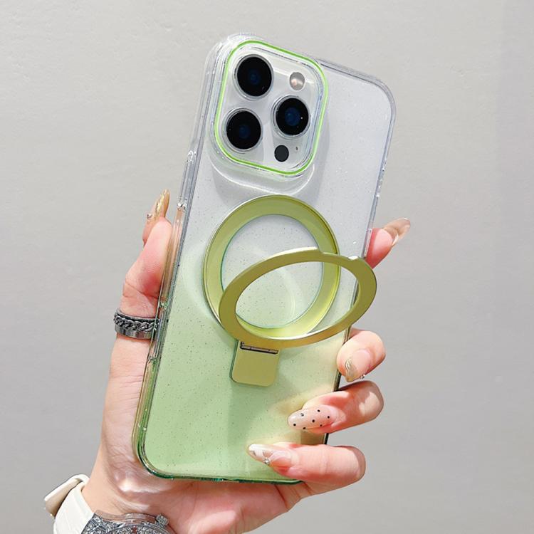 Transparenter Farbverlauf Metallring-Halter MagSafe Handyhülle, Für iPhone 17 Pro Max, Für iPhone 17 Pro, Für iPhone 17, Für iPhone Air, Für iPhone 16 Pro Max, Für iPhone 16 Pro, Für iPhone 16 Plus, Für iPhone 16