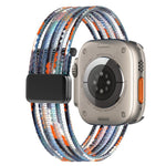 Breathable Nylon Fish Line Watch Band, For Apple Watch 46mm / 49mm / 45mm / 44mm, For Apple Watch S11 42mm / 41mm / 40mm / 38mm