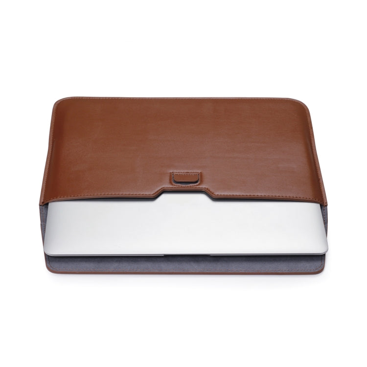 PU-Leder ultradünne Umschlagtasche mit Ständerfunktion, Laptoptasche, Für MacBook Air / Pro 11 Zoll, Für MacBook Air / Pro 13 Zoll, Für MacBook Air / Pro 15 Zoll