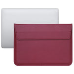 PU-Leder ultradünne Umschlagtasche mit Ständerfunktion, Laptoptasche, Für MacBook Air / Pro 11 Zoll, Für MacBook Air / Pro 13 Zoll, Für MacBook Air / Pro 15 Zoll