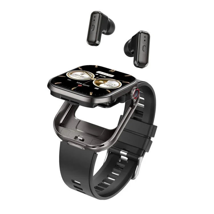 T99 Smartwatch mit 2,02-Zoll-Quadratbildschirm, Bluetooth-Kopfhörer, IP67 wasserdicht, unterstützt Blutsauerstoffmessung