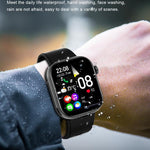 T99 Smartwatch mit 2,02-Zoll-Quadratbildschirm, Bluetooth-Kopfhörer, IP67 wasserdicht, unterstützt Blutsauerstoffmessung