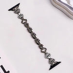 xDfind Kronen-Kettenarmband mit Diamanten, Metallarmband für Apple Watch 42 / 44 / 45 / 46 / 49 mm, für Apple Watch 38 / 40 / 41 / S11 42 mm