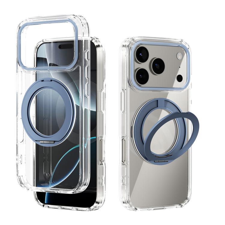 ABEEL MagSafe Q-LUCK Pivot-Halterung Transparente Handyhülle, Für iPhone 17 Pro Max, Für iPhone 17 Pro, Für iPhone 17, Für iPhone Air, Für iPhone 16 Pro Max, Für iPhone 16 Pro, Für iPhone 16 Plus, Für iPhone 16