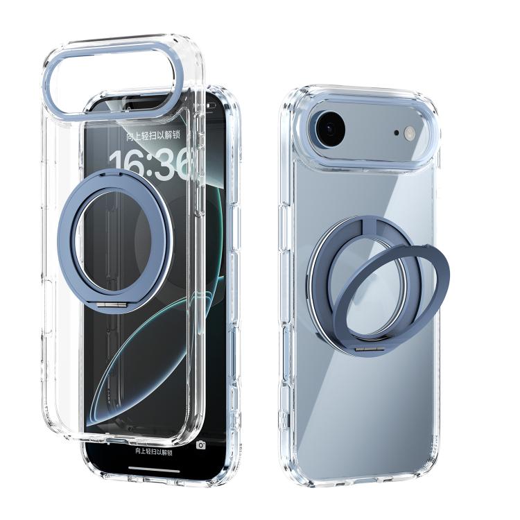 ABEEL MagSafe Q-LUCK Pivot-Halterung Transparente Handyhülle, Für iPhone 17 Pro Max, Für iPhone 17 Pro, Für iPhone 17, Für iPhone Air, Für iPhone 16 Pro Max, Für iPhone 16 Pro, Für iPhone 16 Plus, Für iPhone 16