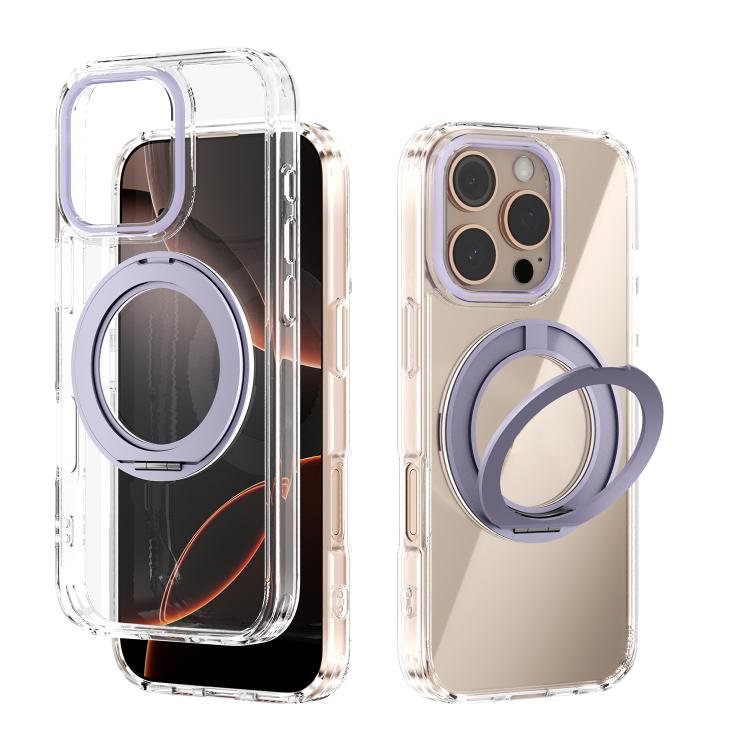 ABEEL MagSafe Q-LUCK Pivot-Halterung Transparente Handyhülle, Für iPhone 17 Pro Max, Für iPhone 17 Pro, Für iPhone 17, Für iPhone Air, Für iPhone 16 Pro Max, Für iPhone 16 Pro, Für iPhone 16 Plus, Für iPhone 16