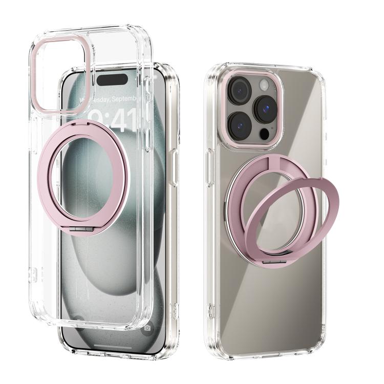 ABEEL MagSafe Q-LUCK Pivot-Halterung Transparente Handyhülle, Für iPhone 15 Pro Max, Für iPhone 15 Pro, Für iPhone 15 Plus, Für iPhone 15, Für iPhone 14 Plus, Für iPhone 14, Für iPhone 14 Pro, Für iPhone 14 Pro Max